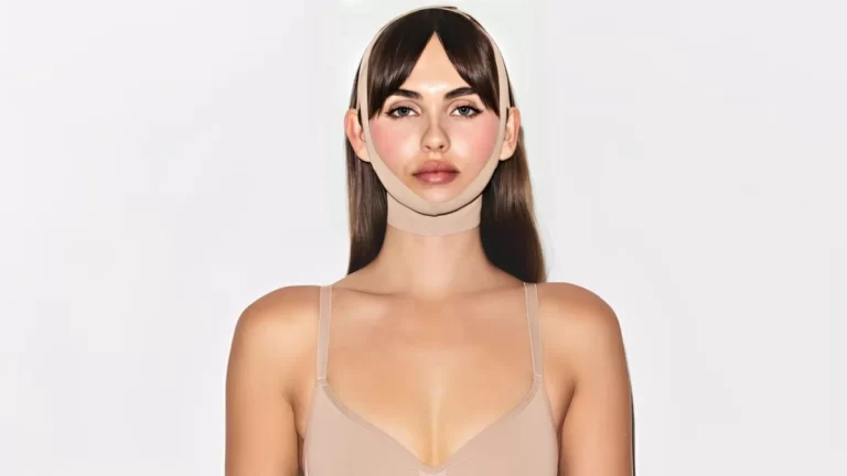Six dermats tell us what they think about Kim Kardashian’s Skims Sculpt Face Wrap